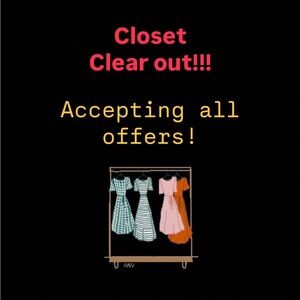 Closet Clear Out!!!